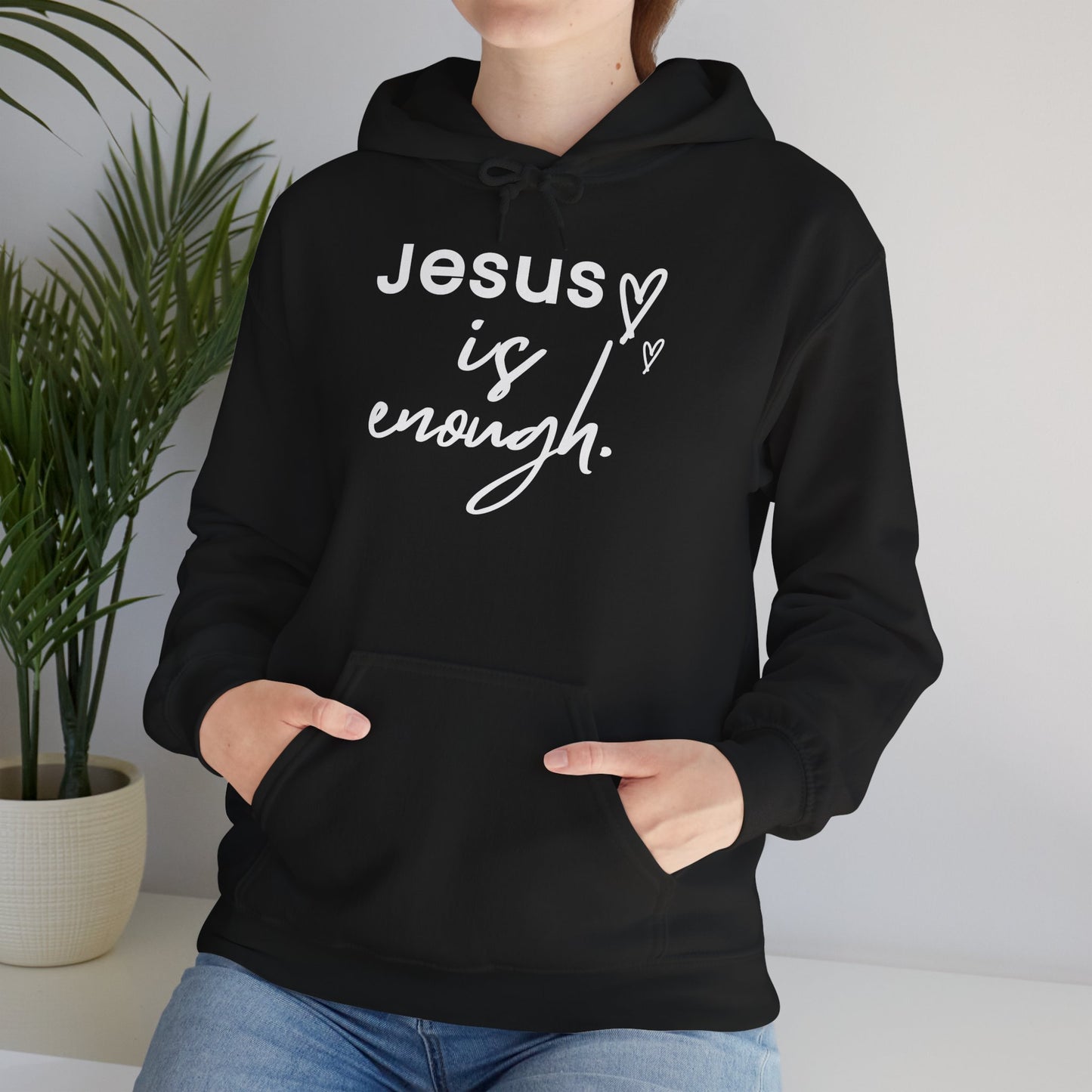 Jesus is Enough Hoodie - Comfortable Faith-Inspired Sweatshirt
