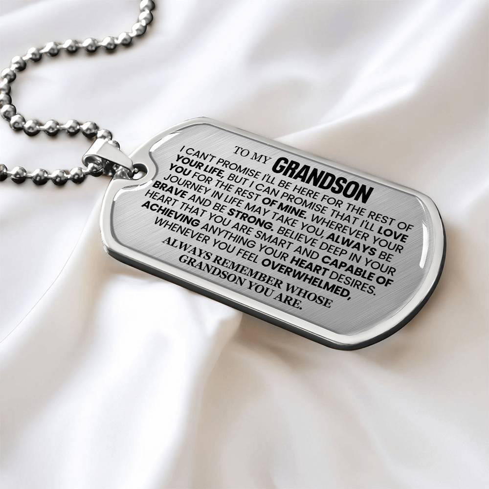To my Grandson - Beautiful Love Tag