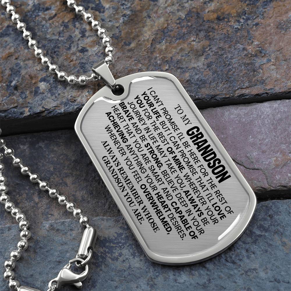 To my Grandson - Beautiful Love Tag