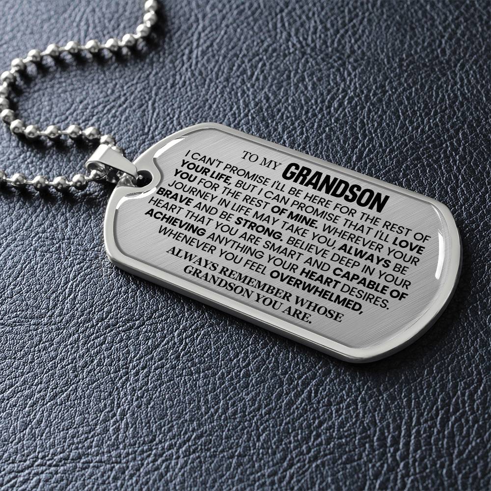 To my Grandson - Beautiful Love Tag