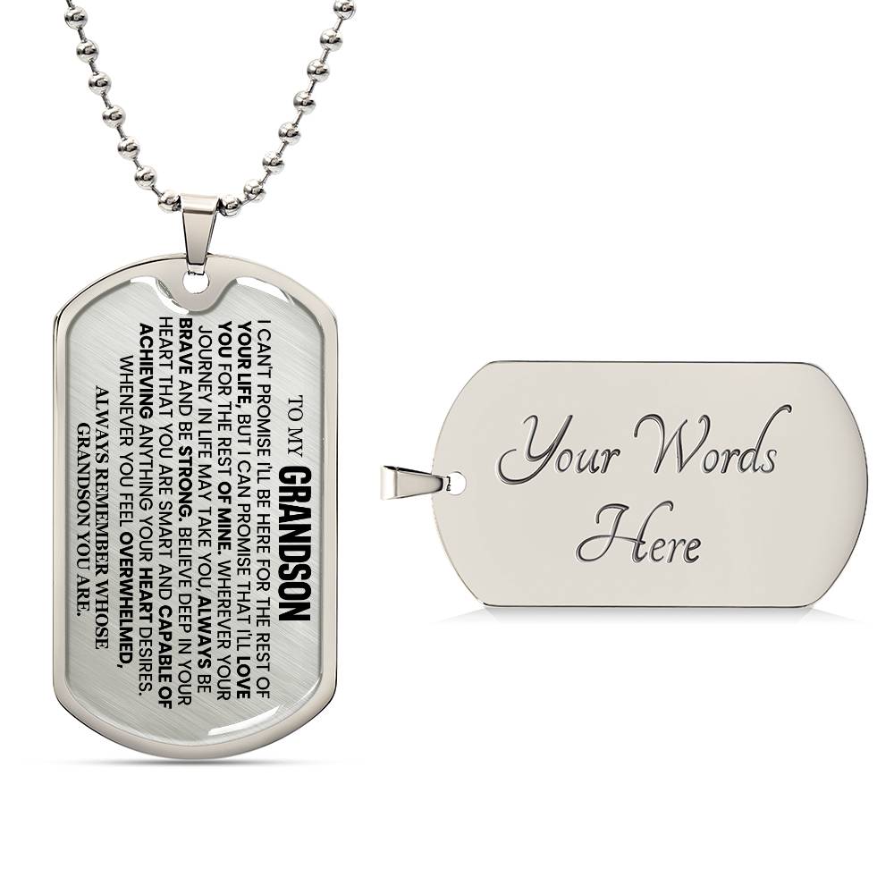 To my Grandson - Beautiful Love Tag