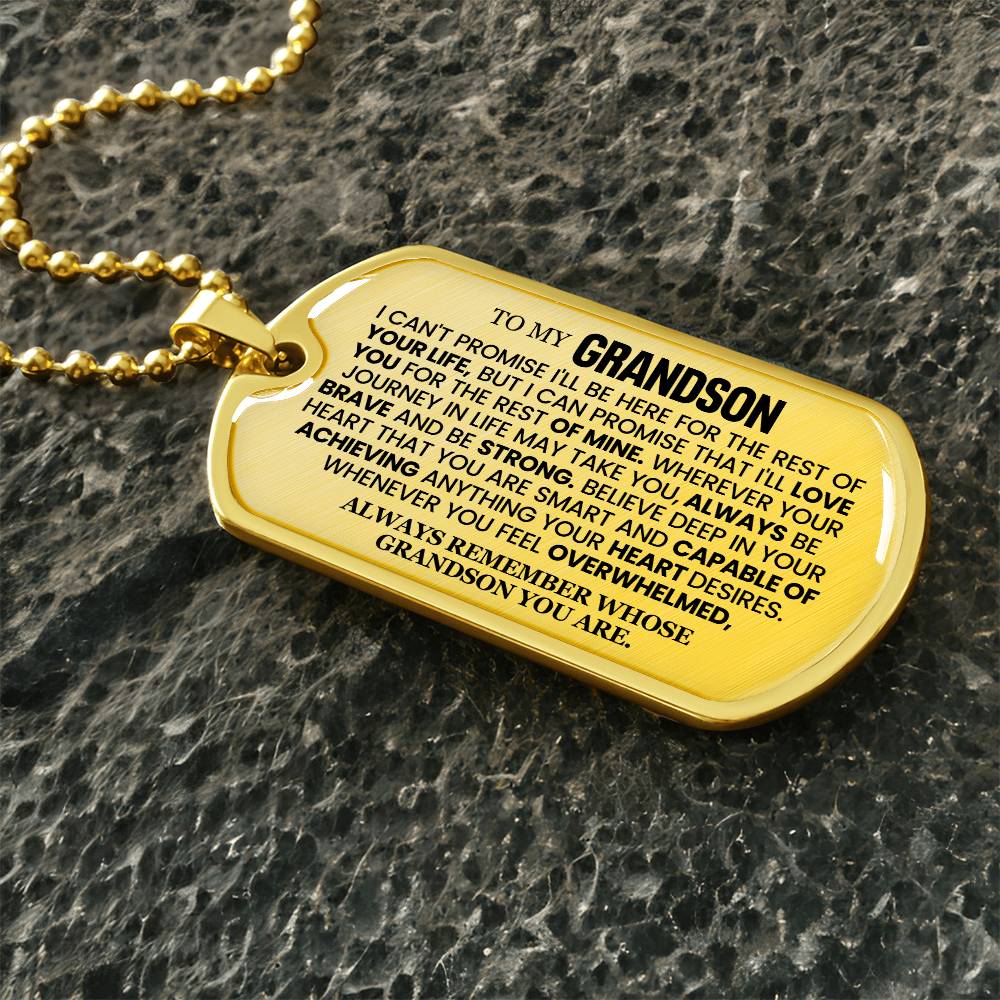 To my Grandson - Beautiful Love Tag