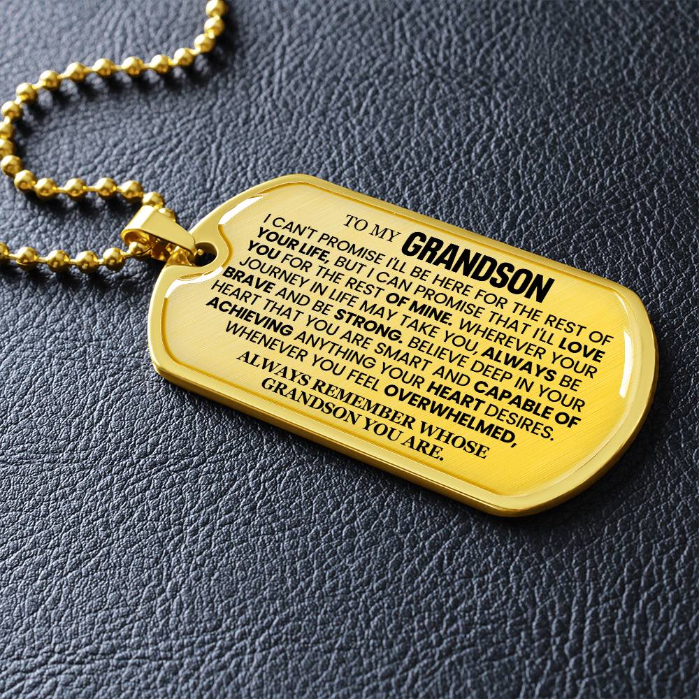 To my Grandson - Beautiful Love Tag