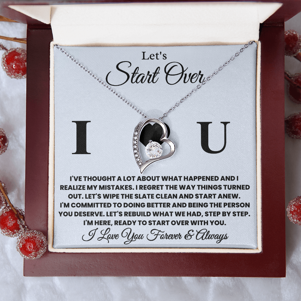 Let's Start Over - Apology Gift for Her