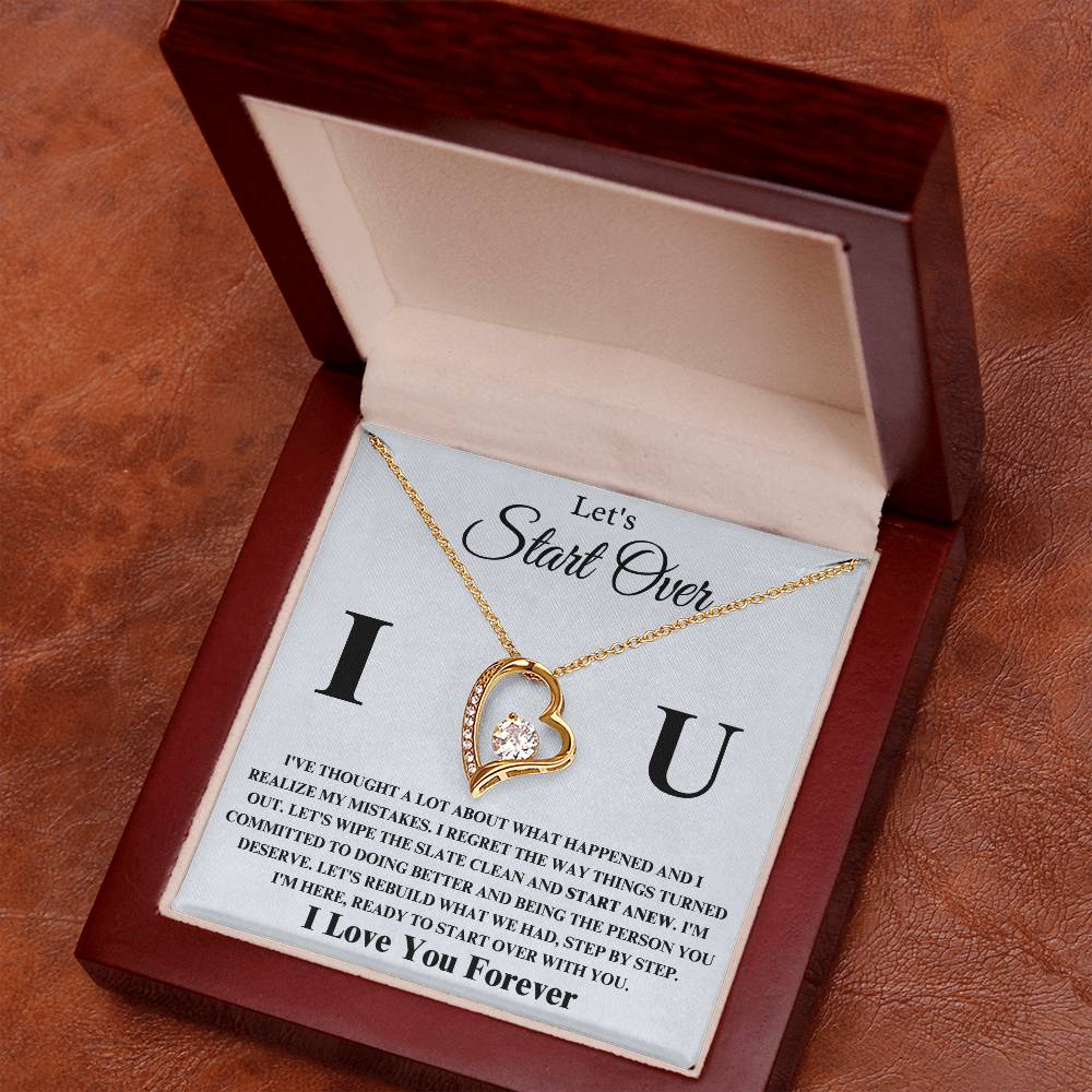 Let's Start Over - Apology Gift for her