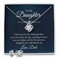 TO MY DAUGHTER PRESCIOUS EARRING AND NECKLACE GIFT SET