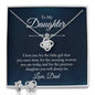 TO MY DAUGHTER PRESCIOUS EARRING AND NECKLACE GIFT SET