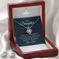 TO MY DAUGHTER PRESCIOUS EARRING AND NECKLACE GIFT SET