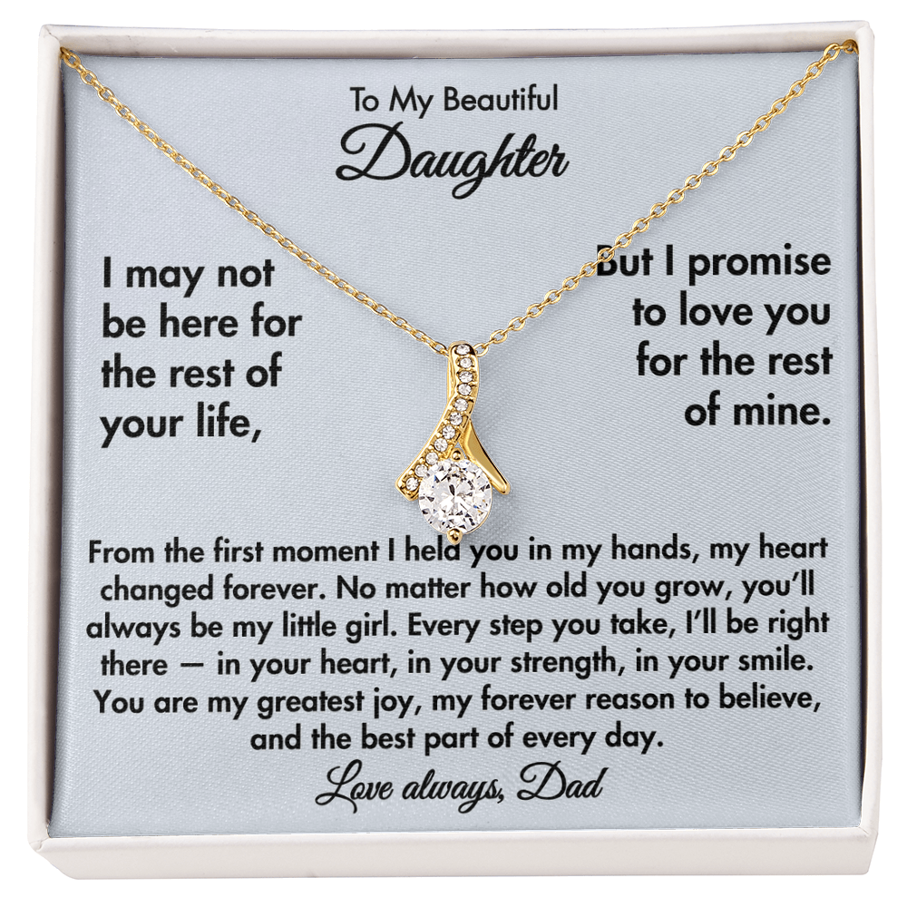 To My Beautiful Daughter – Alluring Beauty Necklace from Dad