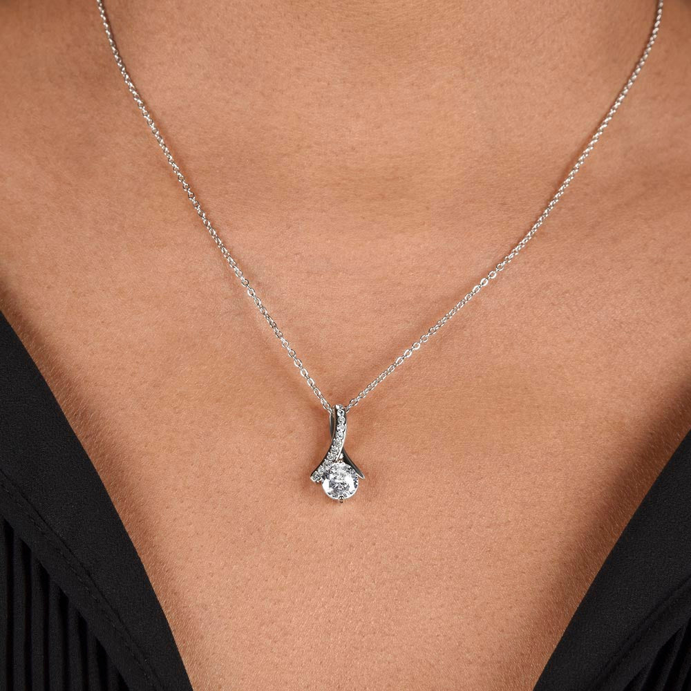 To my Beautiful Wife - Alluring Beauty Necklace