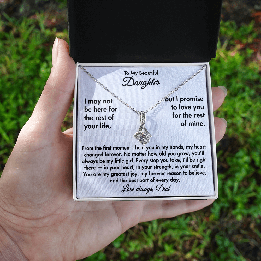 To My Beautiful Daughter – Alluring Beauty Necklace from Dad