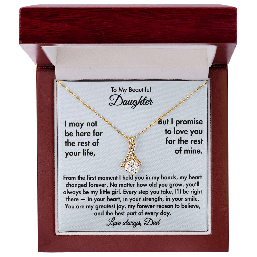 To My Beautiful Daughter – Alluring Beauty Necklace from Dad