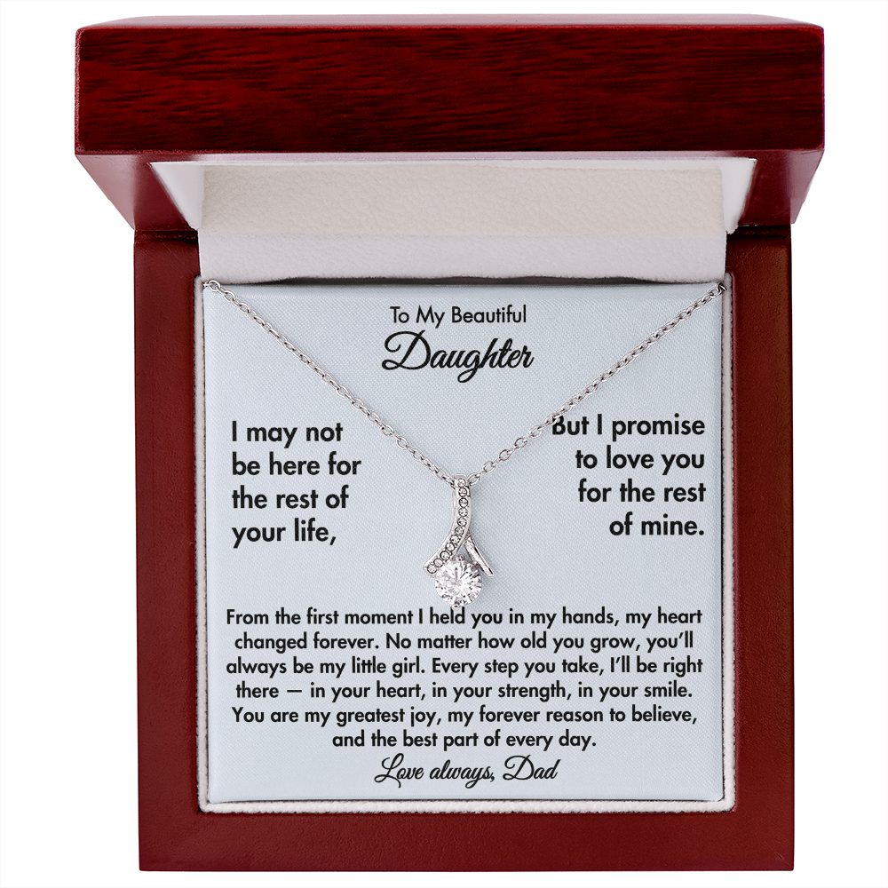 To My Beautiful Daughter – Alluring Beauty Necklace from Dad