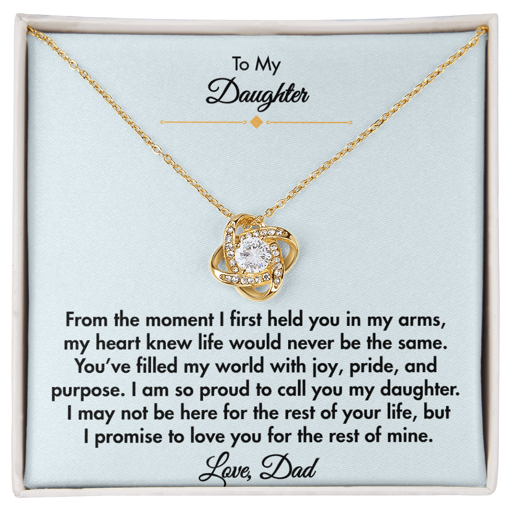 To my Daughter- I will Love you always
