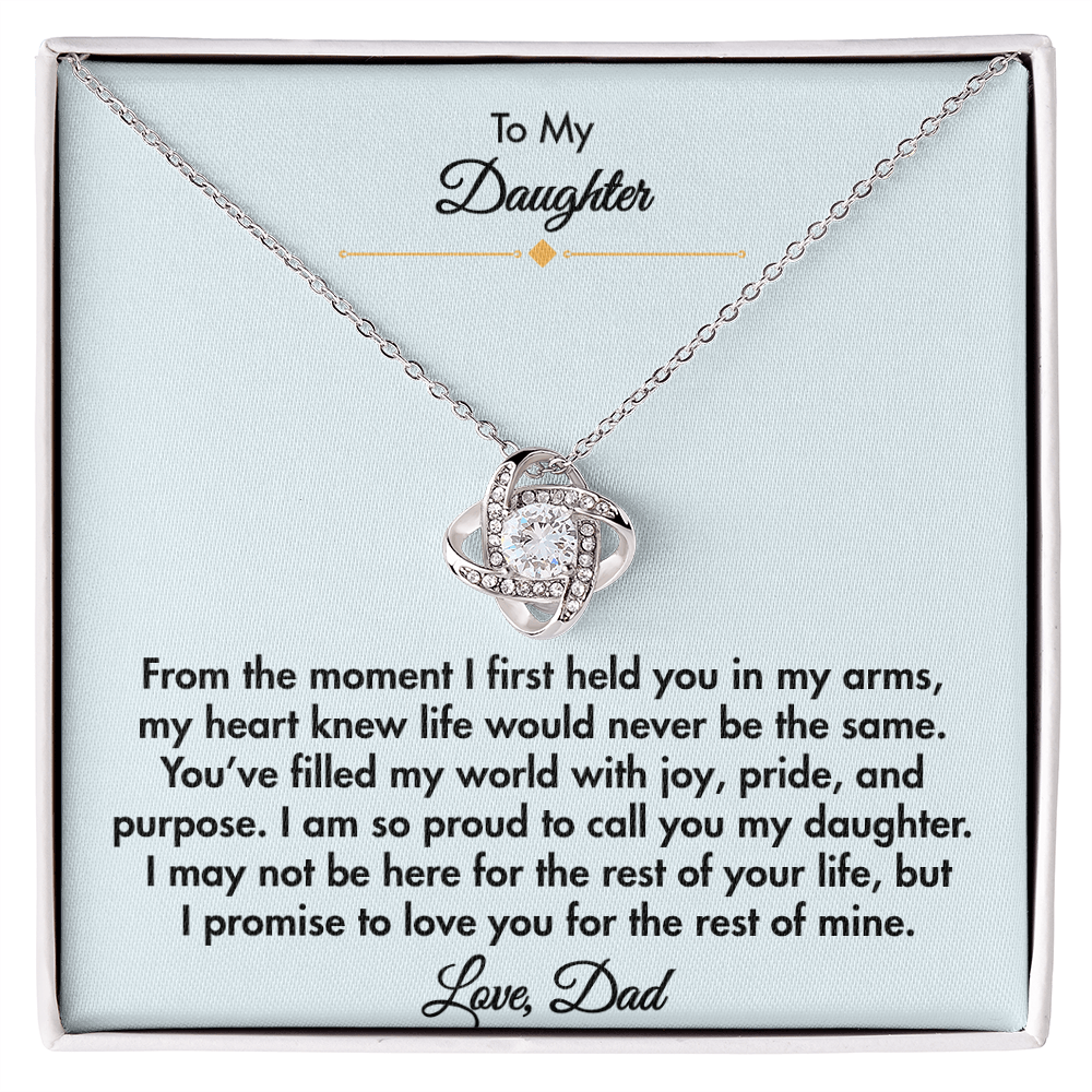 To my Daughter- I will Love you always