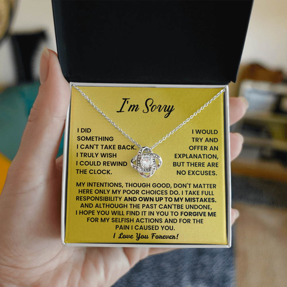 Forgive me - Apology Gift for her