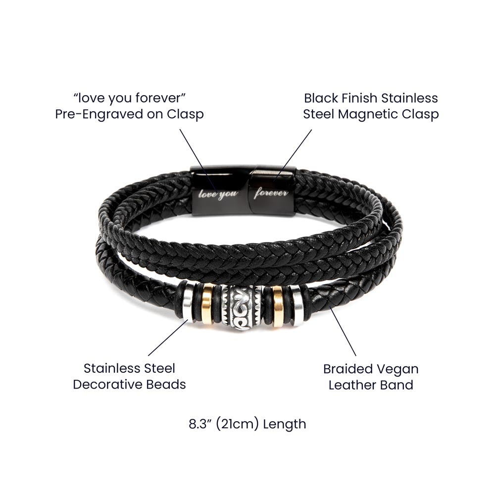 My Dear Son Forever Love Bracelet