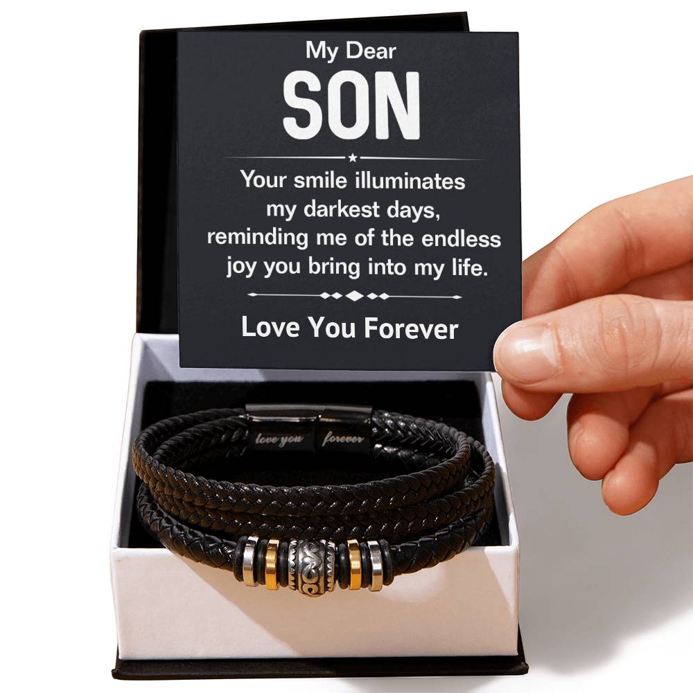 My Dear Son Forever Love Bracelet