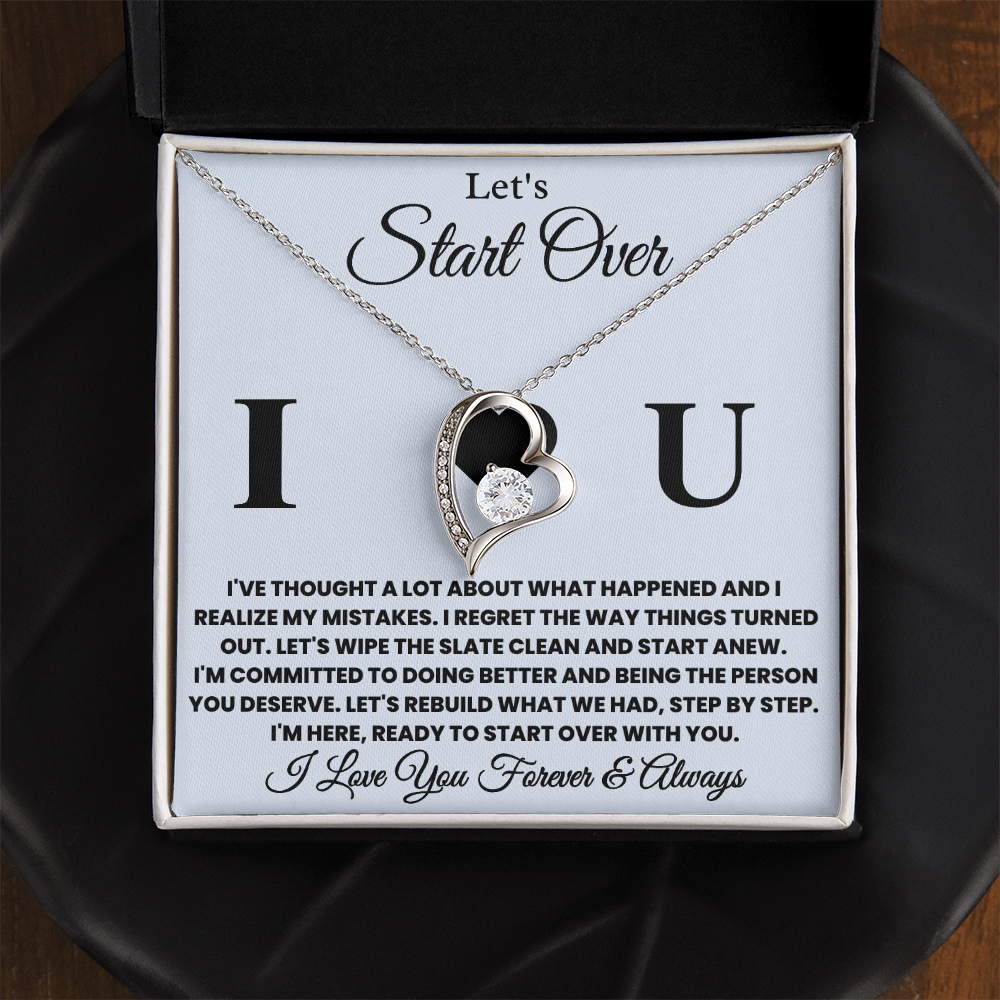 Let's Start Over - Apology Gift for Her
