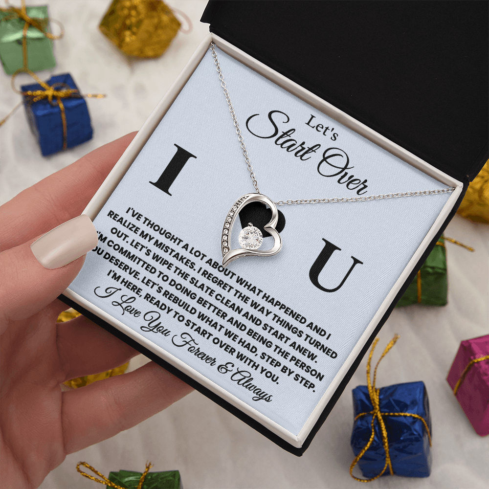 Let's Start Over - Apology Gift for Her