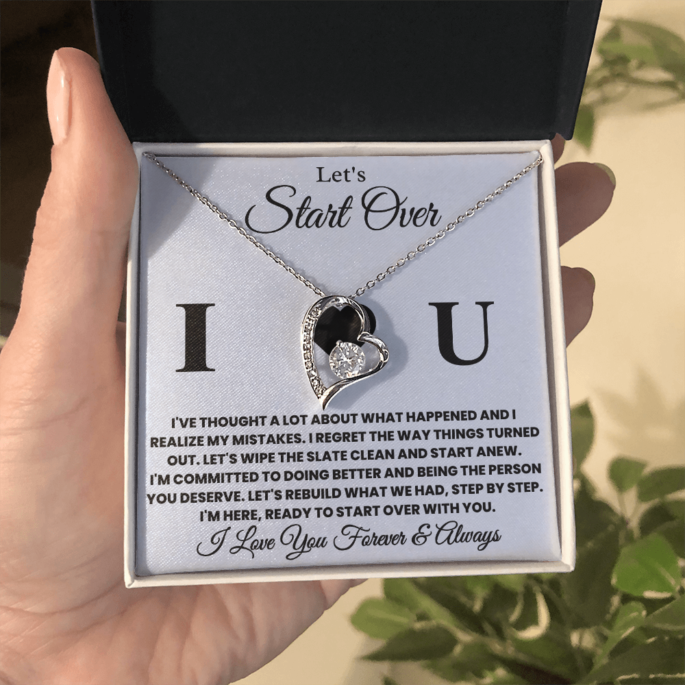 Let's Start Over - Apology Gift for Her