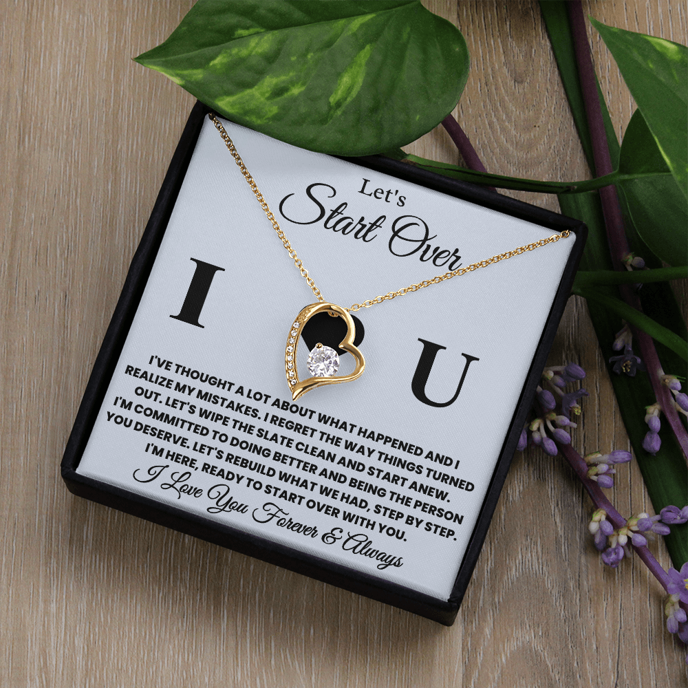 Let's Start Over - Apology Gift for Her