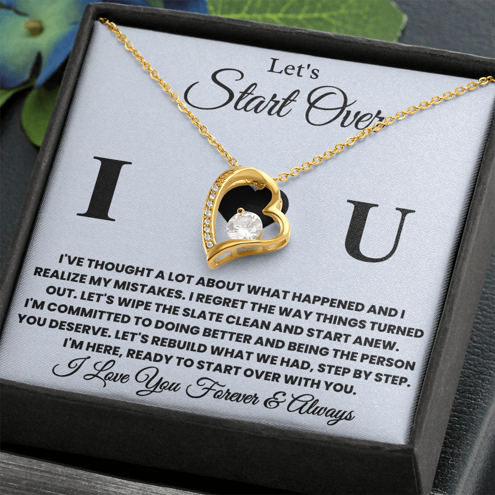Let's Start Over - Apology Gift for Her