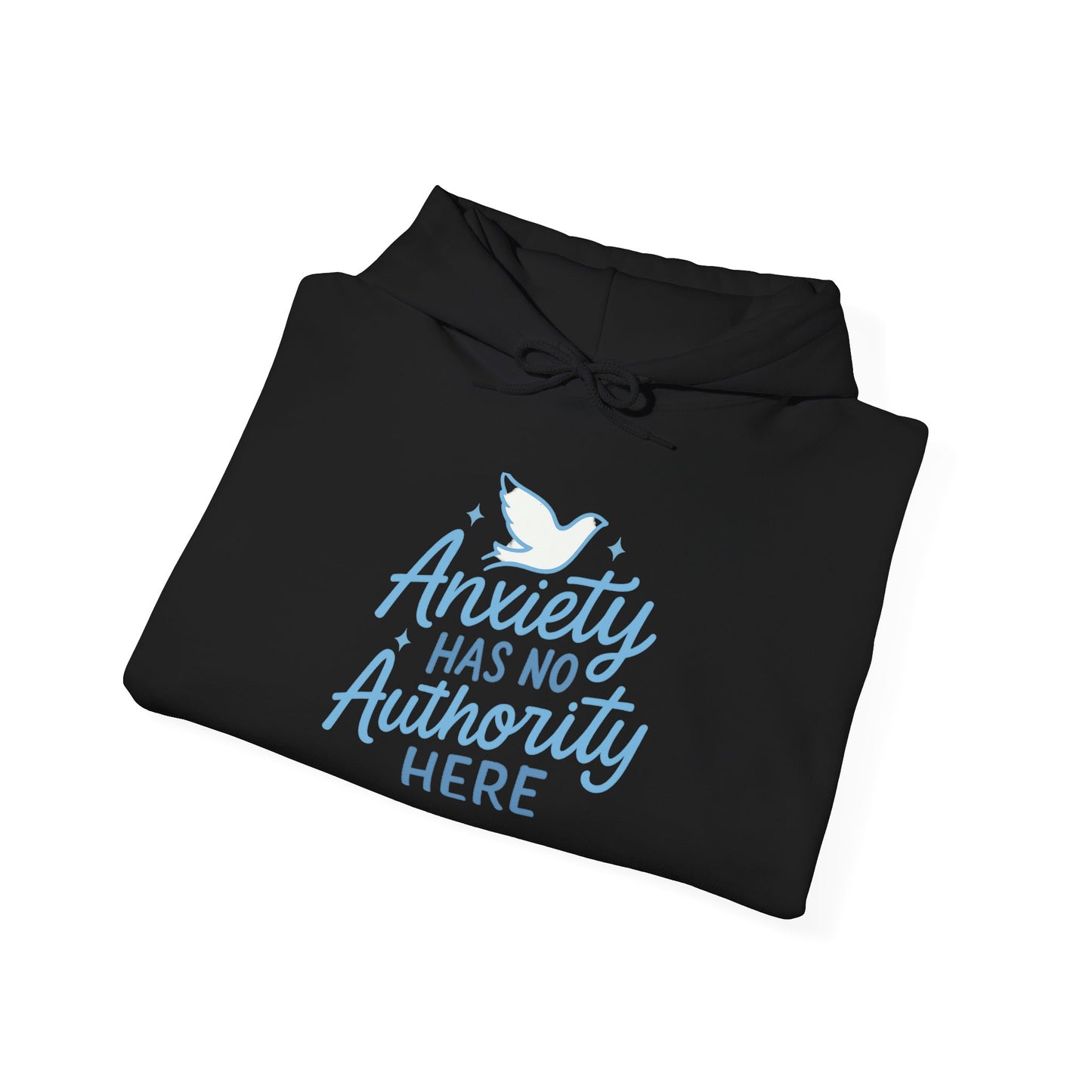 Anxiety Has No Authority Here – Christian Cozy sweatshirt for Peace & Strength