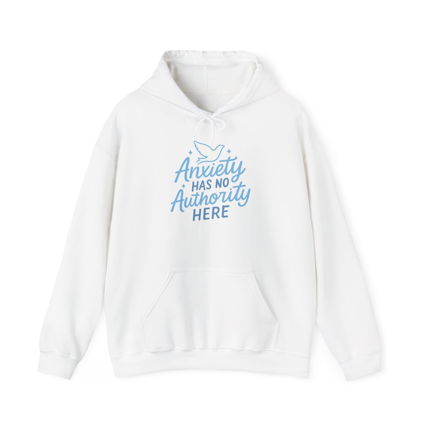 Anxiety Has No Authority Here – Christian Cozy sweatshirt for Peace & Strength