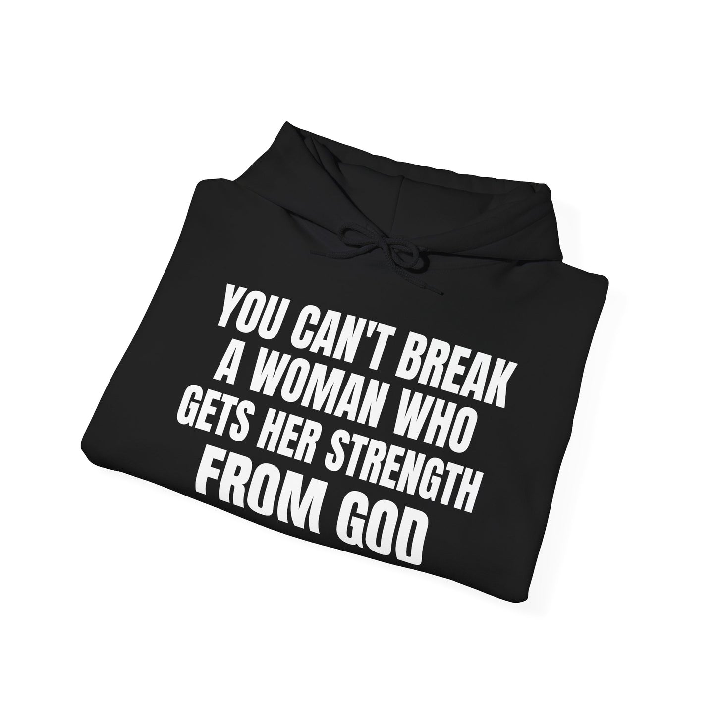Empowering Faith Hoodie - Unisex Heavy Blend™ Sweatshirt with Inspirational Quote