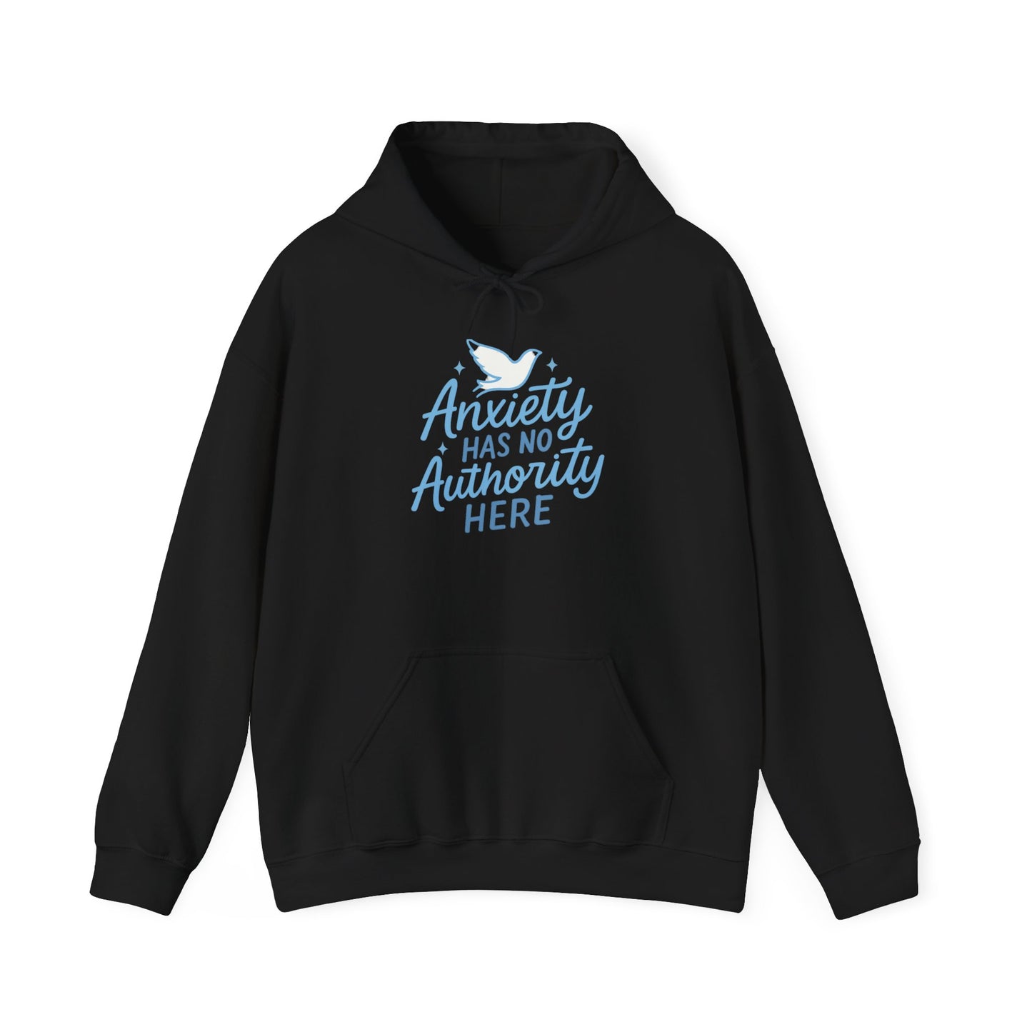Anxiety Has No Authority Here – Christian Cozy sweatshirt for Peace & Strength