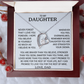 To my Daughter - I will Love you for the rest of my life