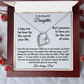 To My Beautiful Daughter – Forever Love Necklace from Dad