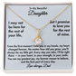 To My Beautiful Daughter – Alluring Beauty Necklace from Dad