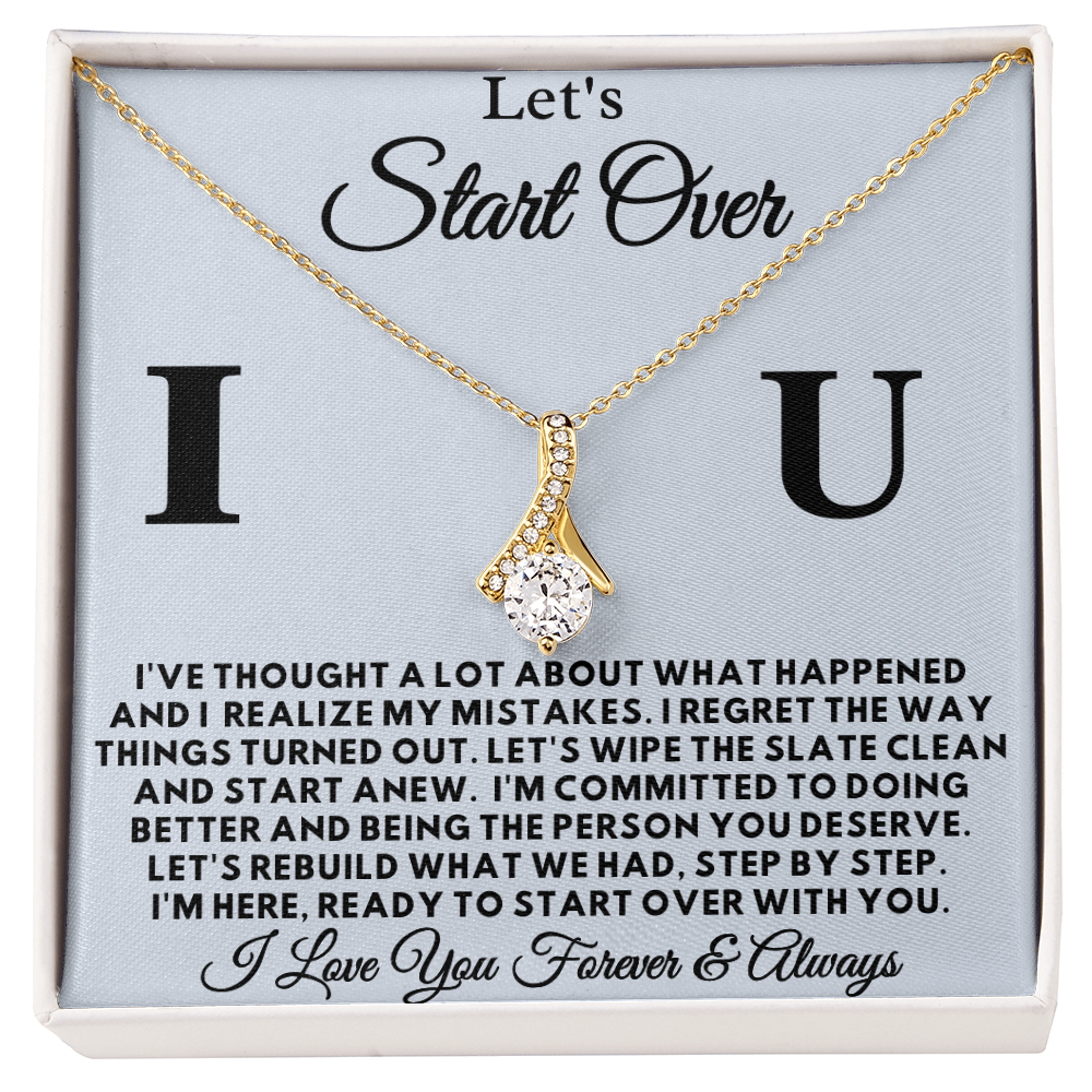 Let's Start Over - Apology Gift for Her -Alluring Beauty Necklace