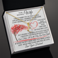 To my Beautiful Wife - Alluring Beauty Necklace