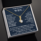 To my Beautiful Wife - Alluring Beauty Necklace