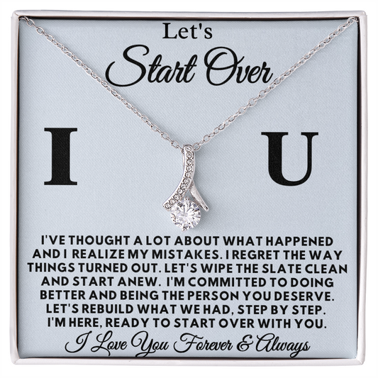 Let's Start Over - Apology Gift for Her -Alluring Beauty Necklace
