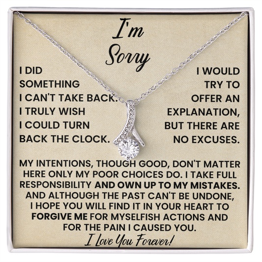 I'm Sorry - Apology Gift for her