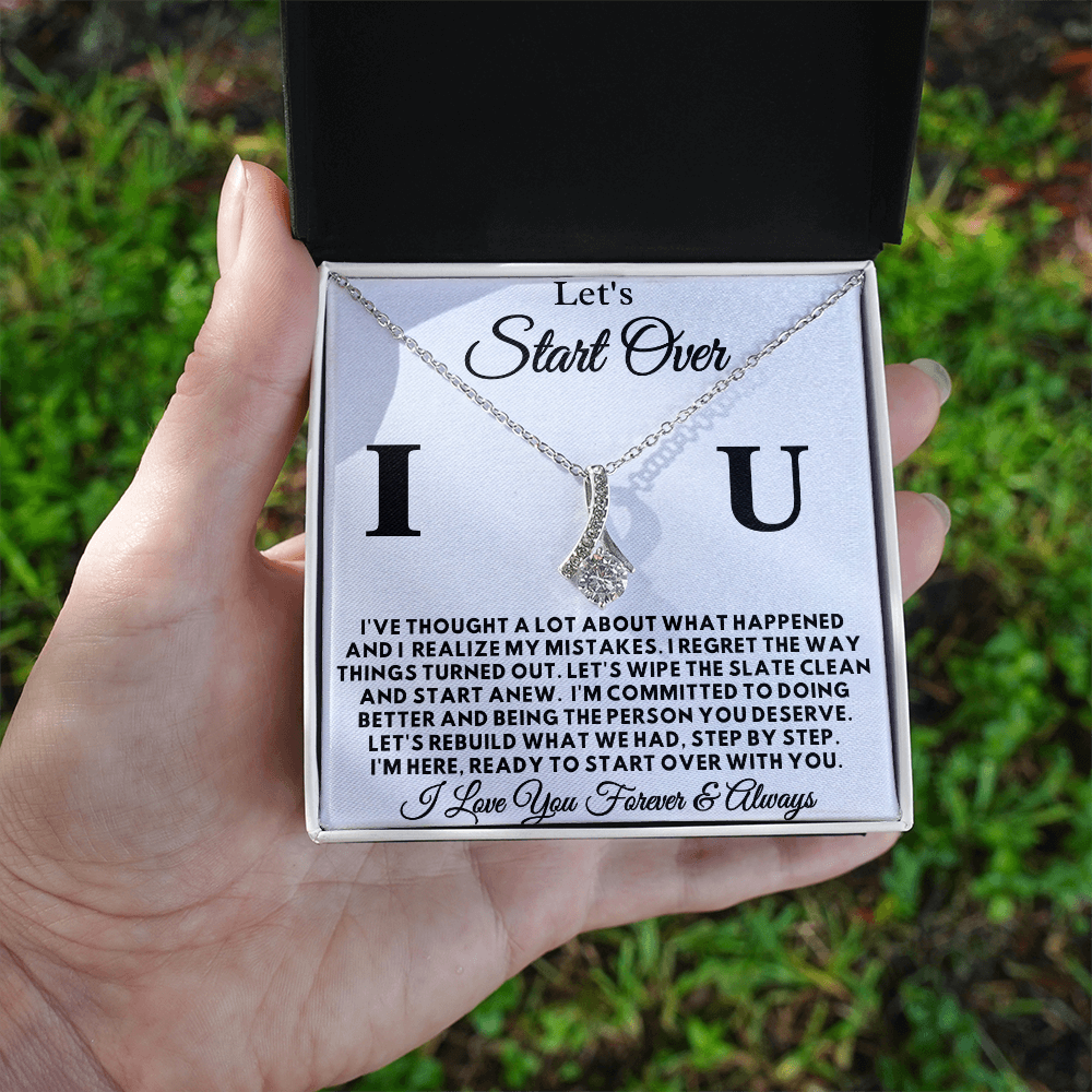 Let's Start Over - Apology Gift for Her -Alluring Beauty Necklace