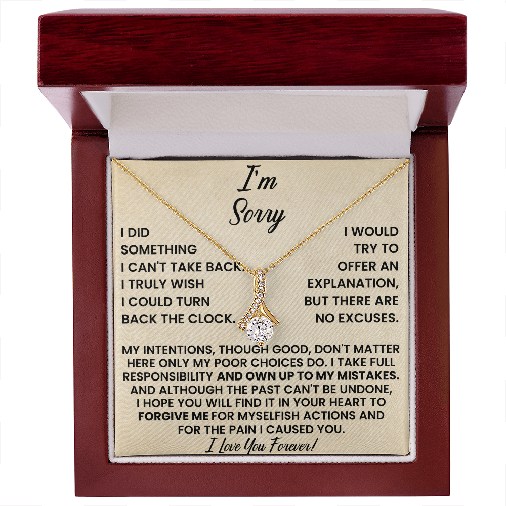 I'm Sorry - Apology Gift for her