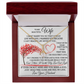 To my Beautiful Wife - Alluring Beauty Necklace