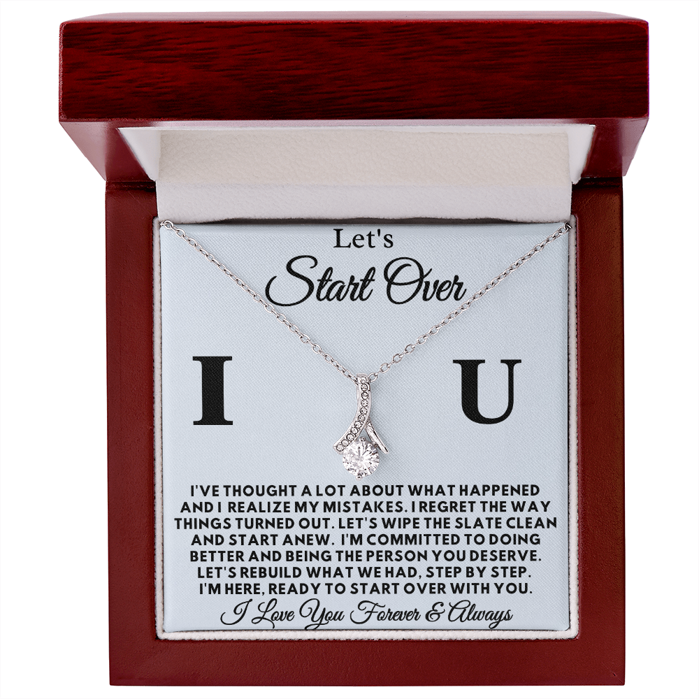 Let's Start Over - Apology Gift for Her -Alluring Beauty Necklace