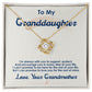 To My Granddaughter, I Love You For The Rest Of My Life
