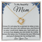 You will Always be my Loving Mom