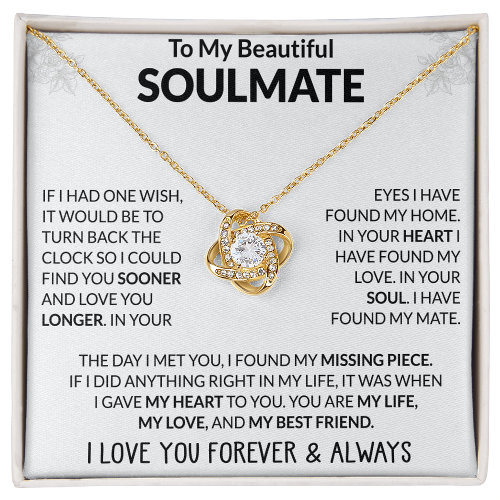 To my Beautiful Soulmate - You are My Life