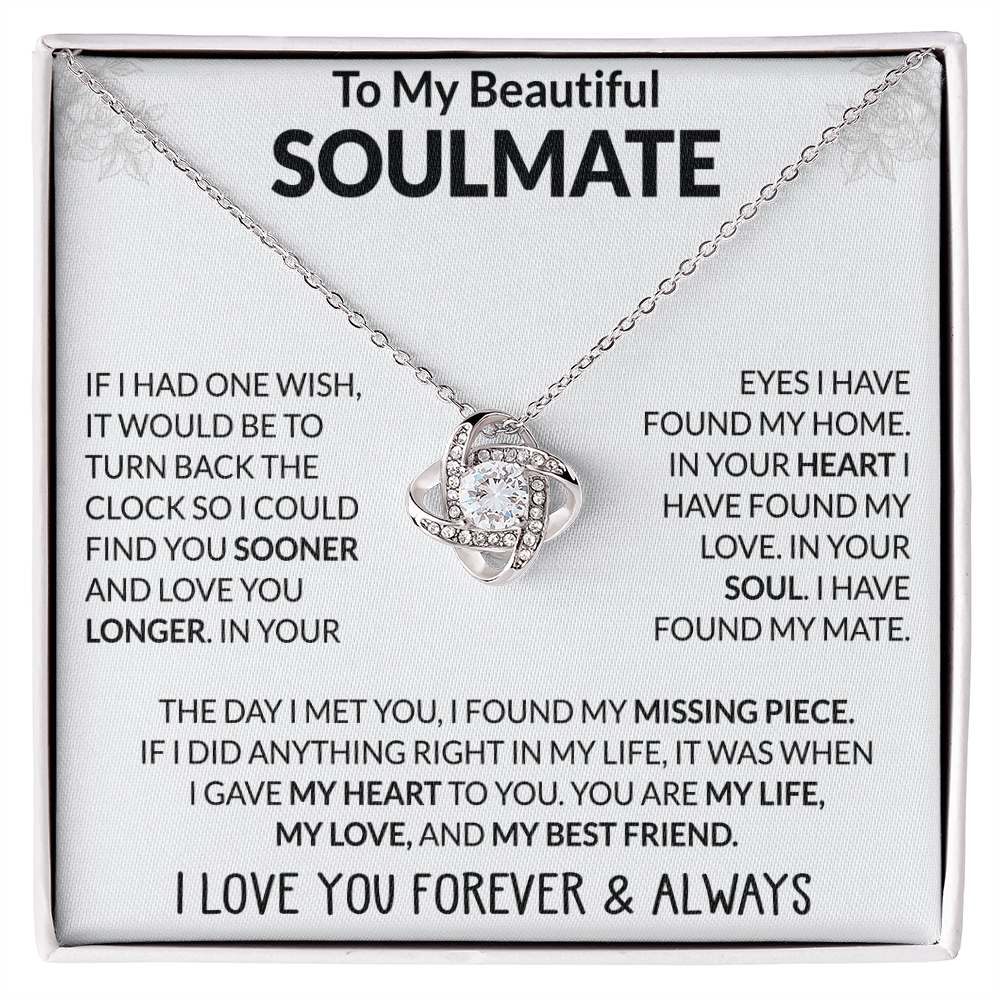 To my Beautiful Soulmate - You are My Life