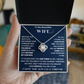 To my Wife - Love Knot Necklace