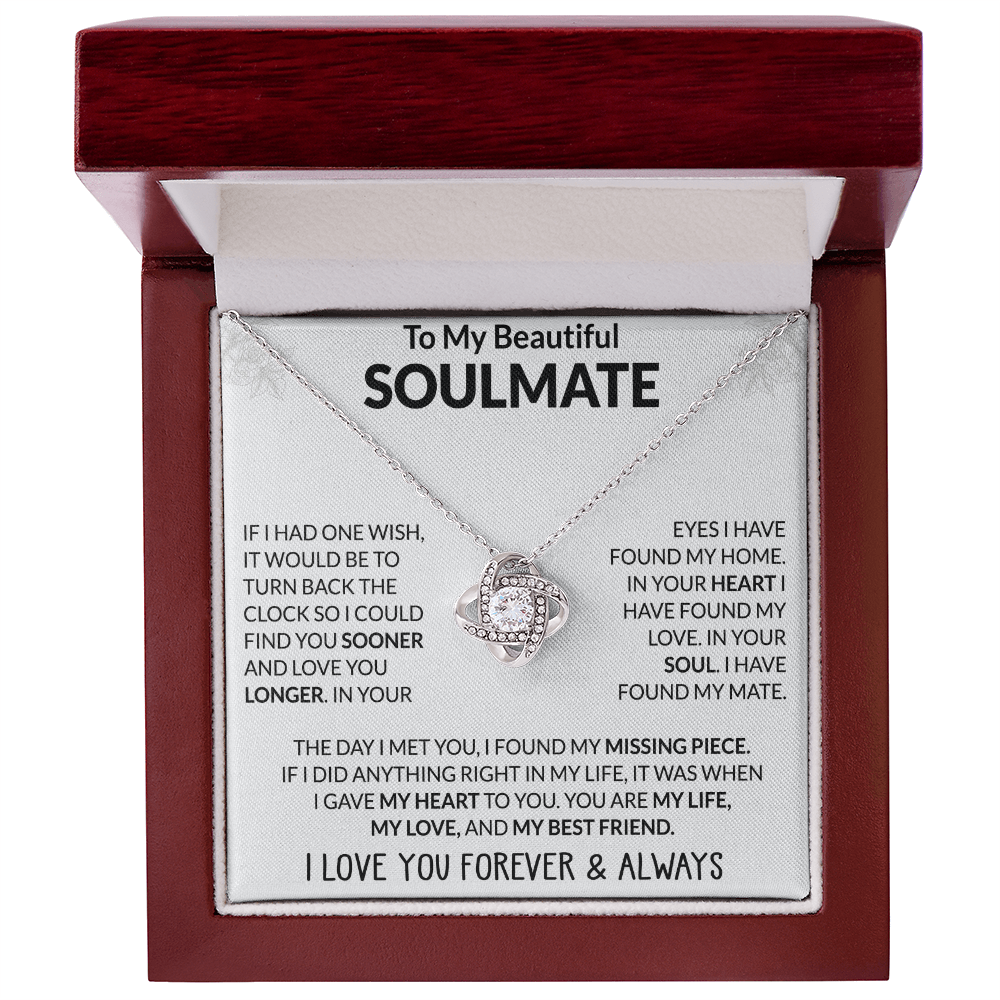 To my Beautiful Soulmate - You are My Life