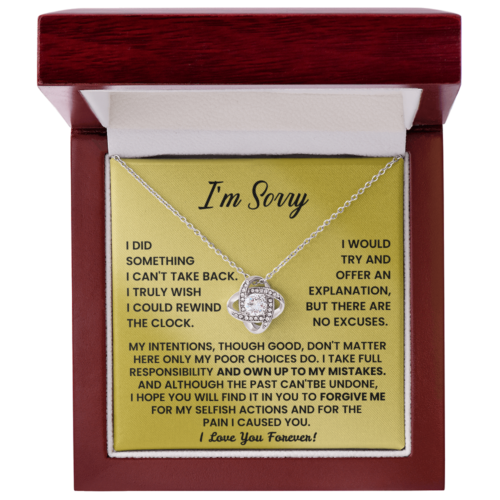 Forgive me - Apology Gift for her